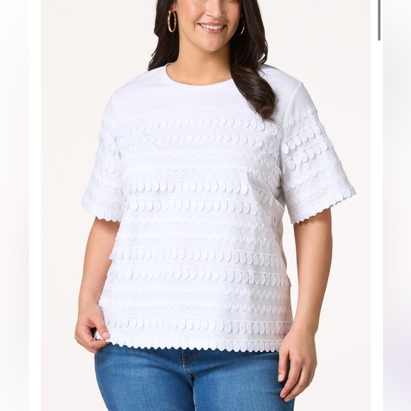 Cato RAC TRIM TEE NWT Spring - Picture 1 of 7